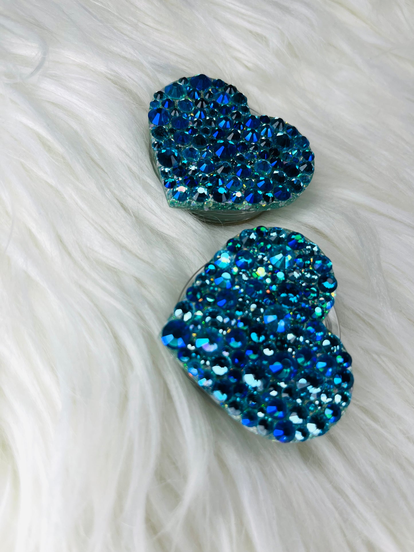 Heart Phone Grip: Baby Blues